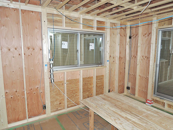 木造軸組工法に構造用合板を用いた耐力壁・耐力床で永遠に丈夫な家へ
